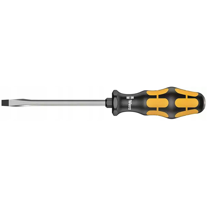 Комплект от 6 отвертки Kraftform Wera, 10x175mm, с накрайник Lasertip, устойчиви на корозия