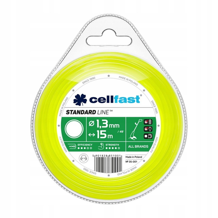Cellfast kerek damil 3mm 90m fűkaszához