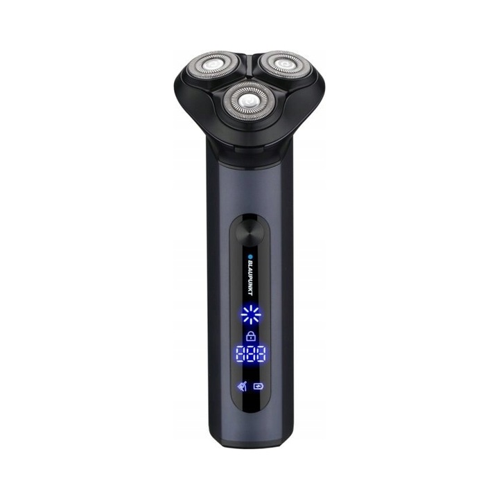 Електрическа самобръсначка за мъже Blaupunkt MSR711, 3 глави, технология Multi-D shave, водоустойчива IPX6, USB-C