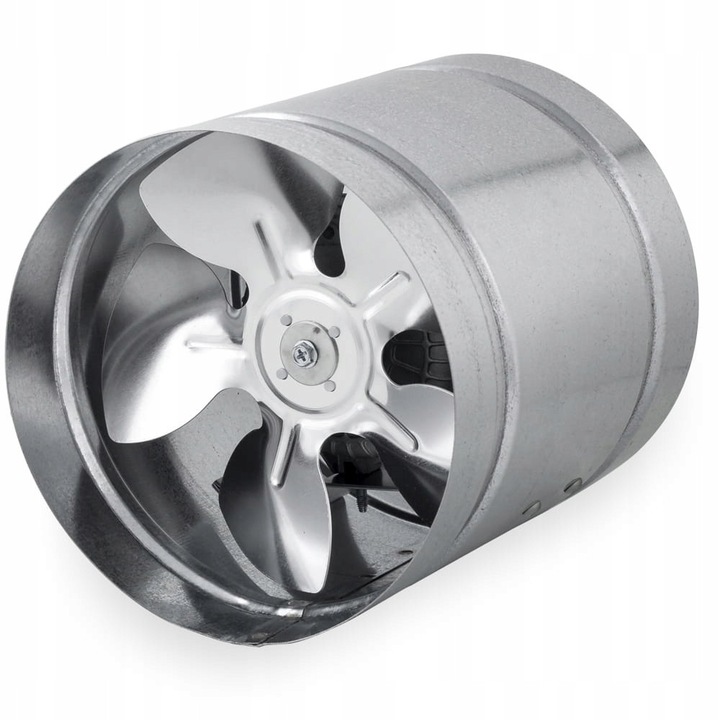 Ventilator canalizat industrial airRoxy 160mm, metalic, 185m3/h, 220V, 52dB