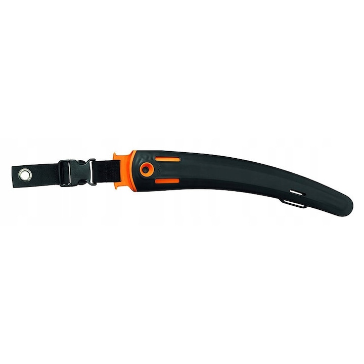 Калъф за трион Fiskars SW-330/SW-240, професионален, оригинален, ляво/дясно закрепване, съвместим с колан WoodXpert, черен/оранжев, 1 бр.