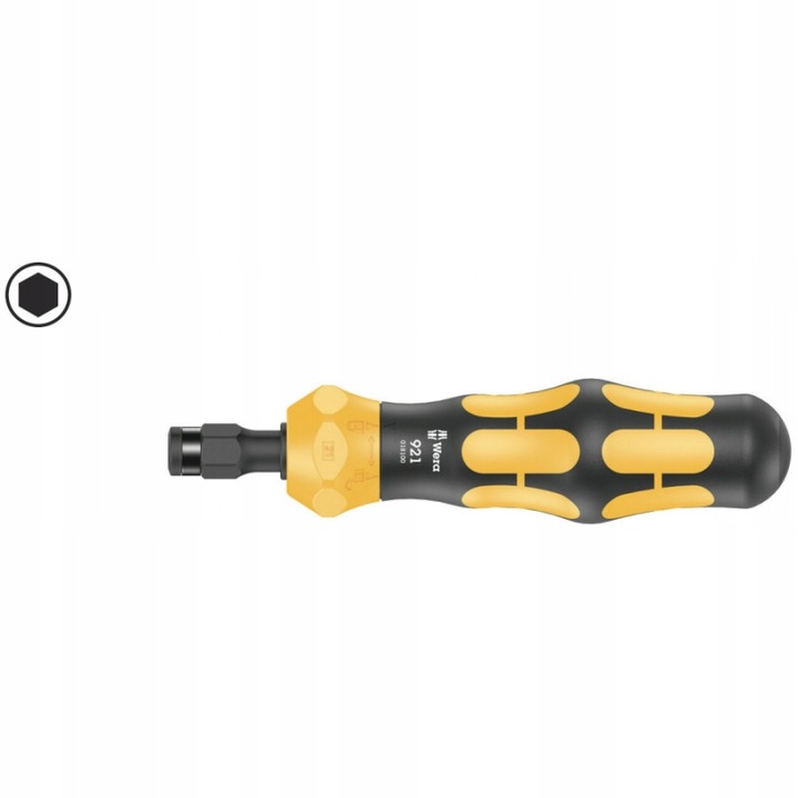 Ударна отвертка Wera 921 Kraftform Plus, 205x70x40mm, 378g