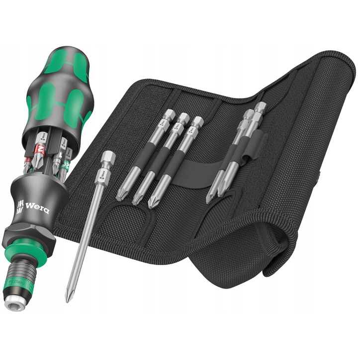 Set surubelnite Kraftform Kompakt 20, 13 piese, Rapidaptor, multicolor