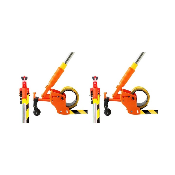 Set 2X Applicator de banda adeziva, 15,5x7,5x25cm, portocalie, utilizare versatila