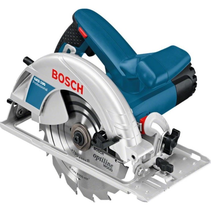 Fierastraie electrice Bosch GKS 190, 1400W, 190mm, 70mm adancime taiere, 4.2kg
