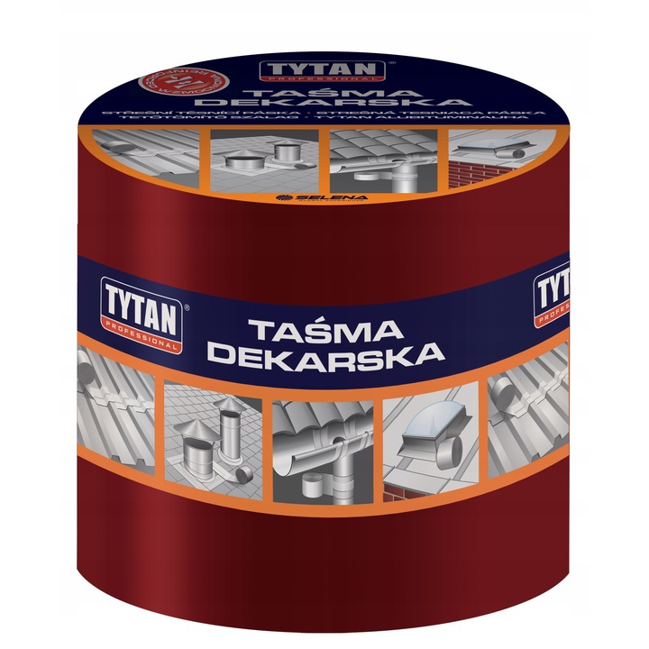 Tytan Professional tömítőszalag 15cm x 10m piros/tégla, fagy- és UV-álló
