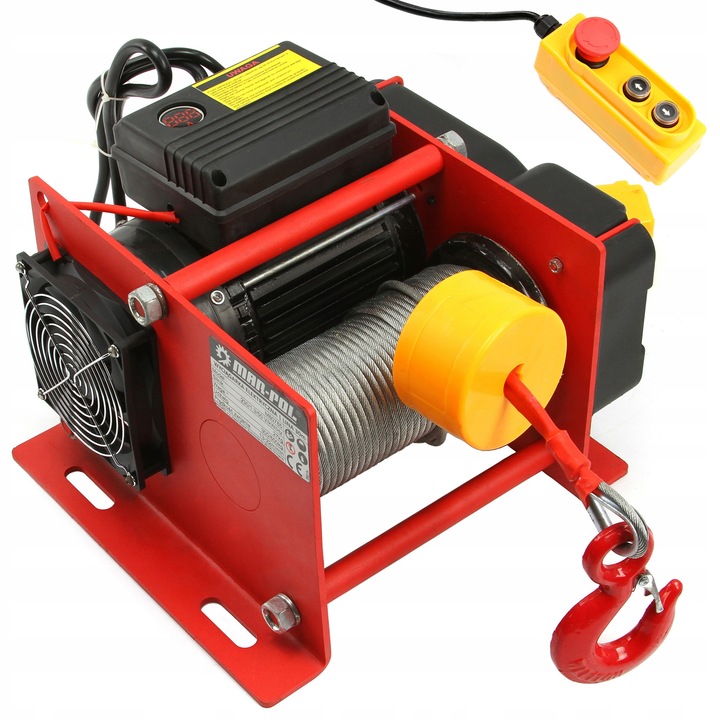 Troliu Mar-Pol 300/600 kg, lungime lina 30m, cu telecomanda, 230V