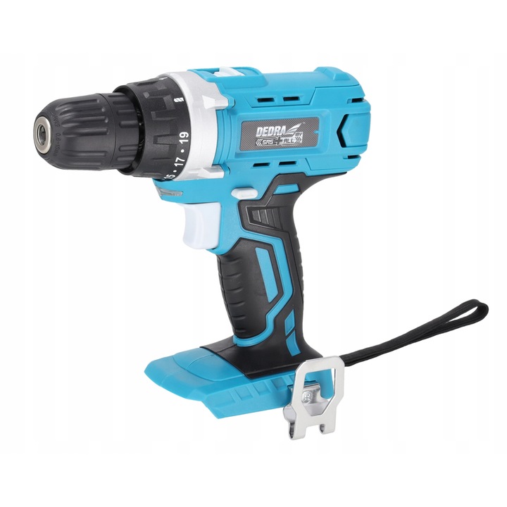 Dedra DED7040 akkumulátoros fúró-csavarozó 18V 35Nm 10mm LED 2 sebesség