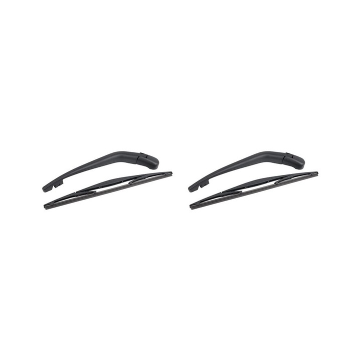 Set 4 brate stergatoare spate cu lame 355 mm (14 inch), pentru Fit/Jazz 2014-2019 si Airwave 2014-2019, din cauciuc, negru