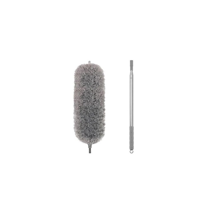 Kihúzható tollseprű, mikroszálas, 140cm, összecsukható, tisztításhoz, többszínű