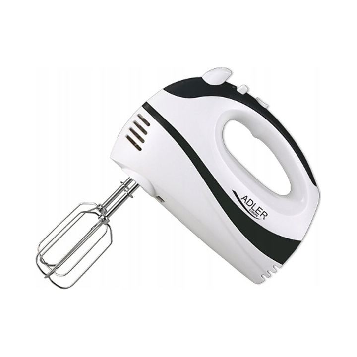 Ръчен миксер Adler AD 4205, 300W, 5 скорости, черен