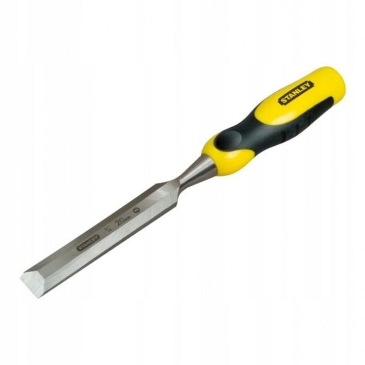 Dalta lapos 20mm Stanley Dynagrip, 141mm hosszúság, ergonomikus fogantyúval
