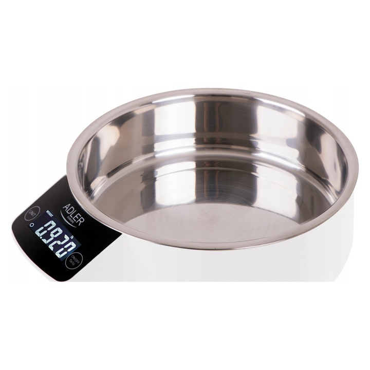 Cantar de bucatarie ADLER 5kg inox 900ml digital
