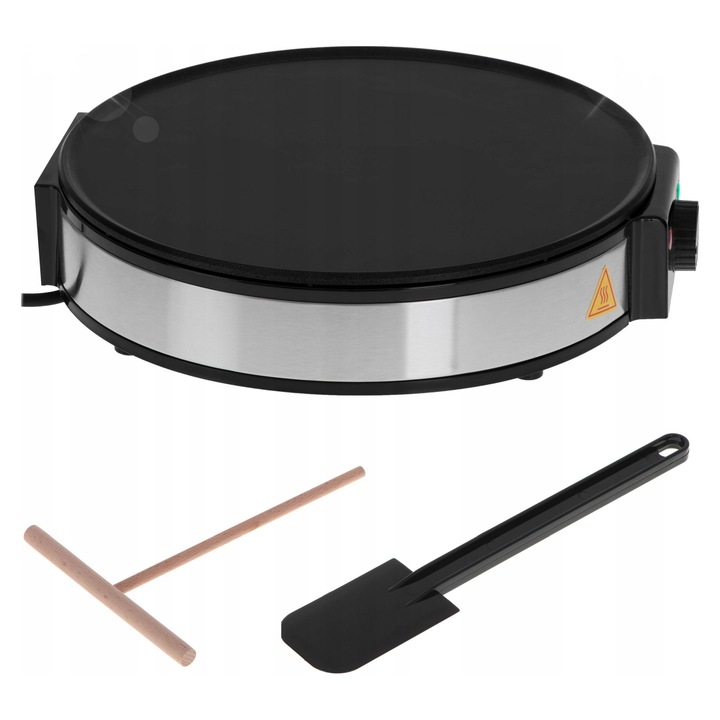 Aparat clatite Adler AD 3058 neaderent 30cm inox 7.2x33x30.5cm 1200W