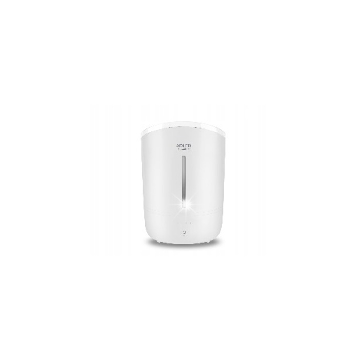 Ултразвуков овлажнител Adler AD 7971, тъчскрийн, безшумен, бял, 22.5x22.5x32.3cm, 5L