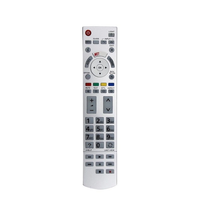 Telecomanda de inlocuire N2QAYB001012 pentru TV, argintie, dimensiuni variate
