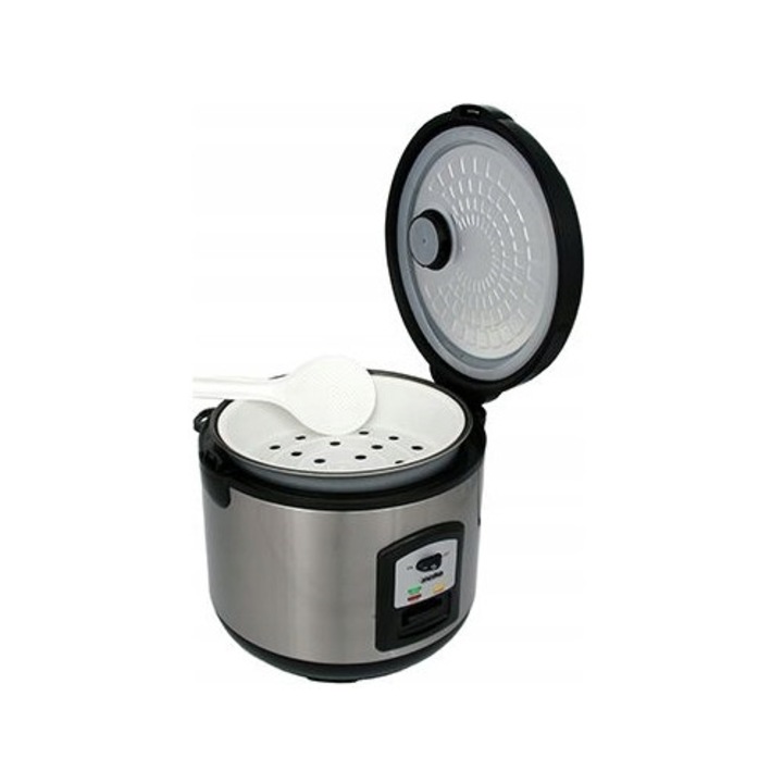 Oala pentru gatit orez Adler AD6406 1.5L alb 21.2x11cm