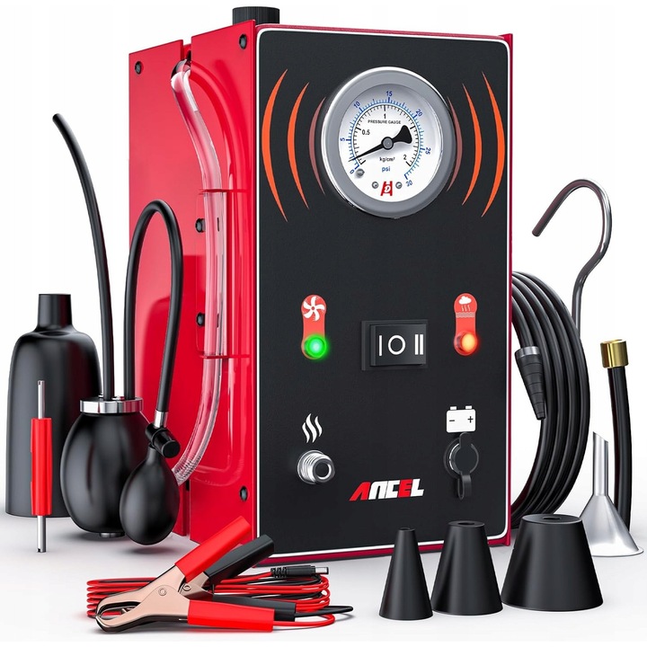 Детектор за течове Ancel L300, двоен режим, бял, 12V, 1.2кг, 2.5x2.5м