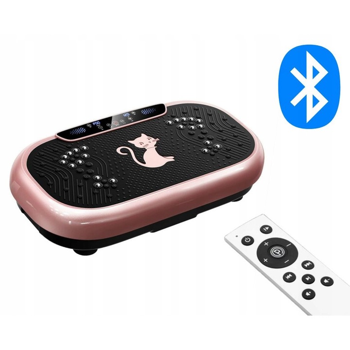 Artnico vibrációs platform Bluetooth-szal és expanderrel, fekete, 40x30cm