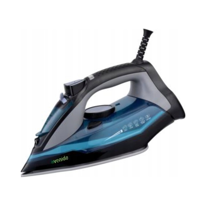 Fier de calcat cu aburi Avenido AV5046, 3000W, ceramic, alb, 350ml