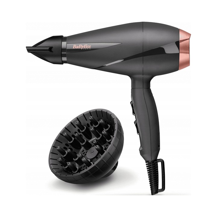 Сешоар BaByliss 6709DE 2100W AC йонизация черен 454g