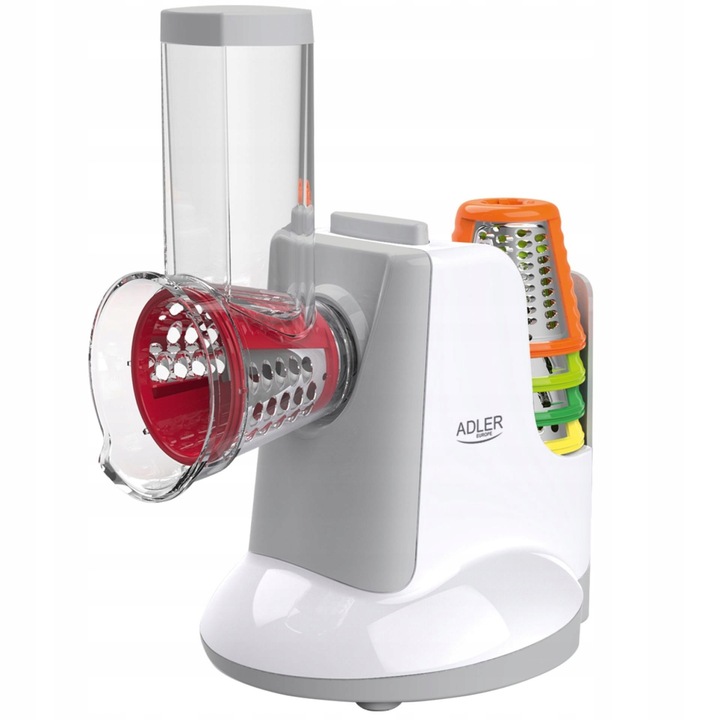 Електрически чопър Adler AD4815, 5 аксесоара, бял, 150W