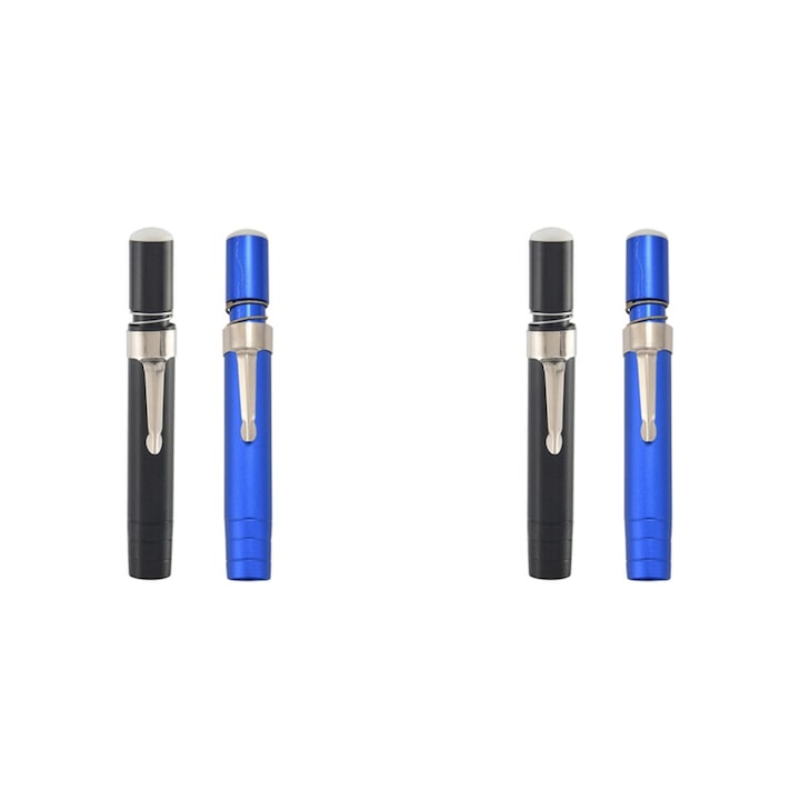 Set 4 suporturi creta aluminiu negru 9mm