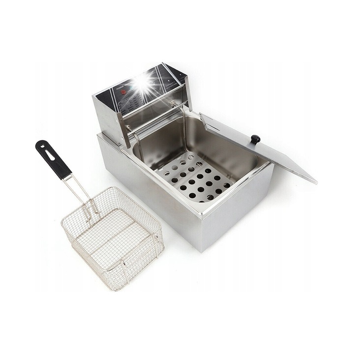 Friteuza Aigostar Agni 3L 2200W inox 40.5x22.7x24.7cm