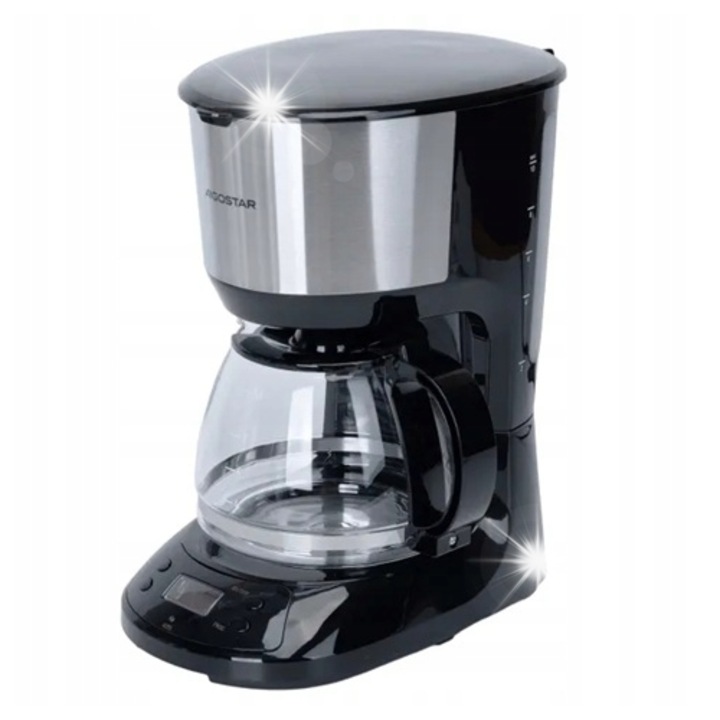 Кафемашина Aigostar 417598 1.25L черна 25.3x17.6x30.8cm
