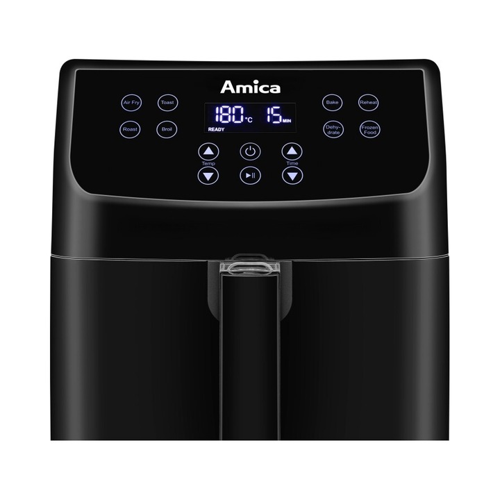 Фритюрник без мазнина Amica AFM 4011, мултифункционален, черен, 34.7x32.5x26.7cm