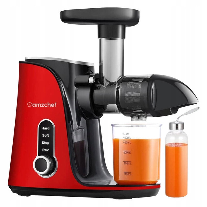 Storcator lent orizontal Amzchef GM3001-RD alb 38x19x31cm 2 viteze silentios