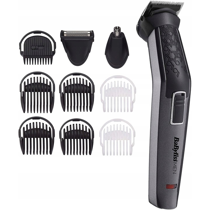 BaByliss MT727E hajvágó, 6 fokozat, ezüst-fekete, 60 perc üzemidő