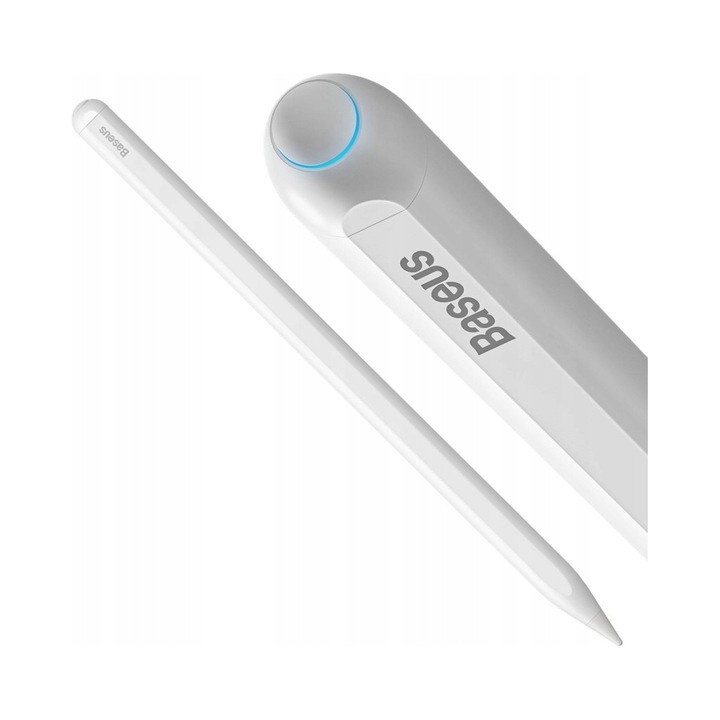 Stylus activ Baseus Smooth Writing 2, alb, 165x9mm, wireless