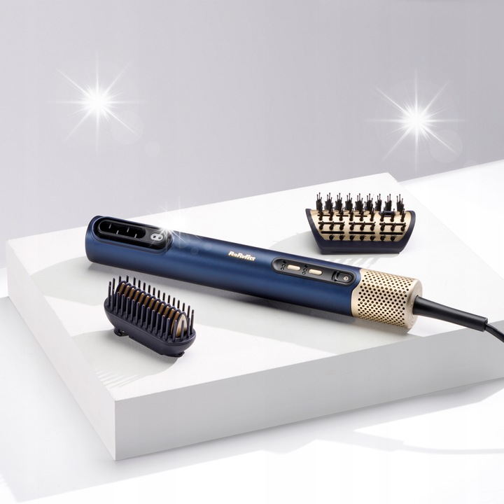 Perie de par electrica BaByliss AS6550E, uscare, indreptare, volum, ceramica, 380g, 2.5m cablu