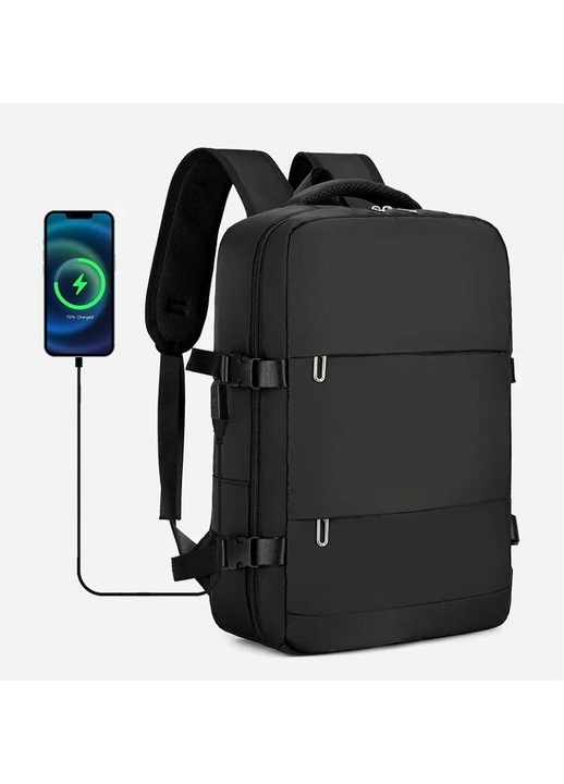 Artnico Hátizsák 40x20x25cm vízálló USB porttal és 14" laptop rekesszel