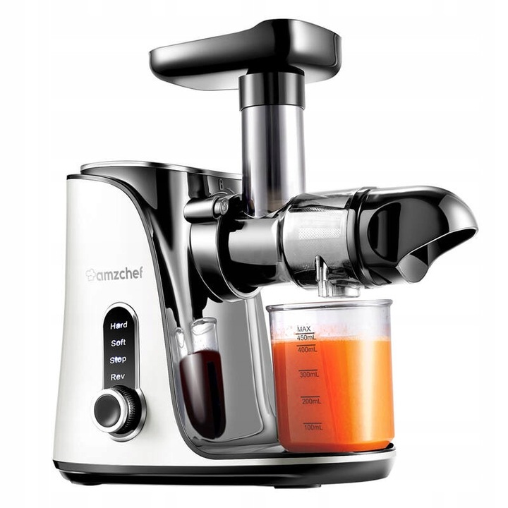 Storcator lent orizontal Amzchef GM3001-WT alb 38x19x31cm 2 viteze 60dB set