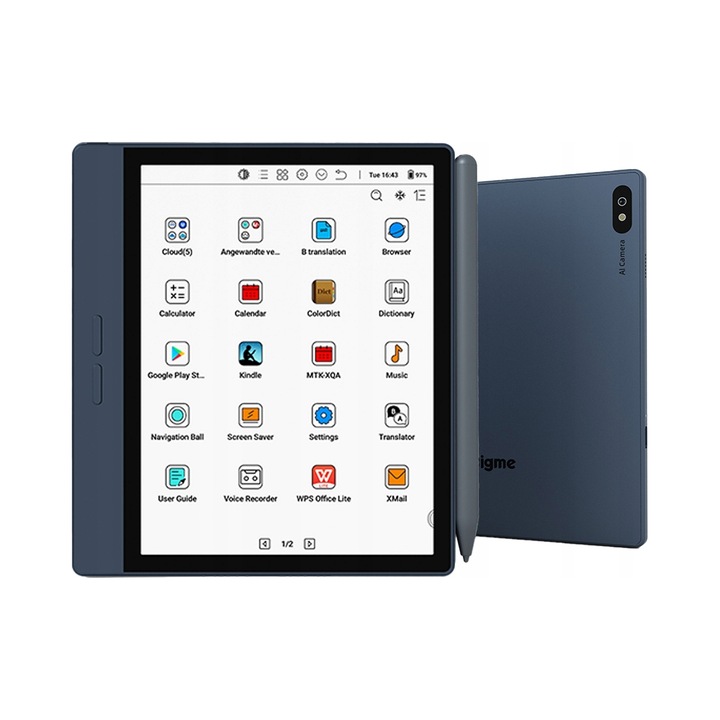 Електронна книга Bigme B7, 7" цветен, тъчскрийн, 4G, 8GB RAM, 128GB, черен