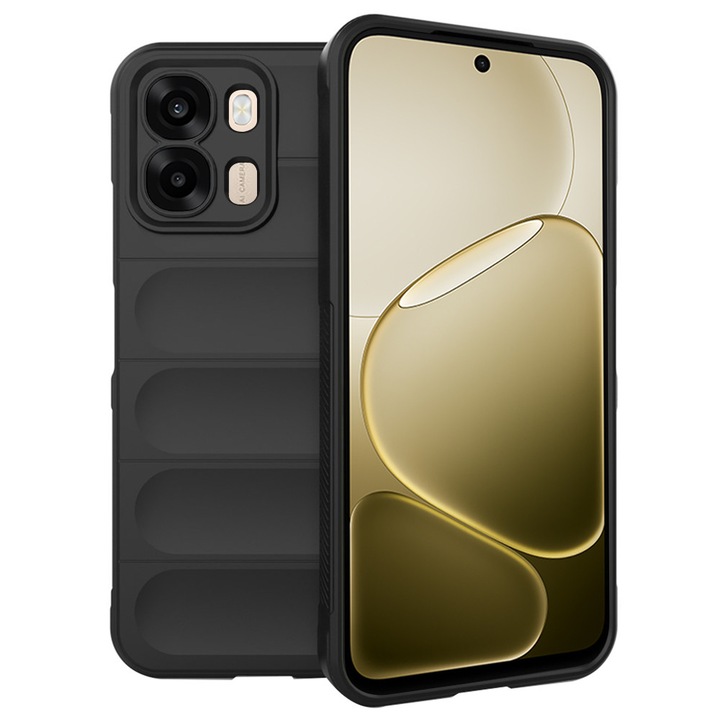 Husa antisoc pentru Oppo A6 4G, Magic Shield, Black