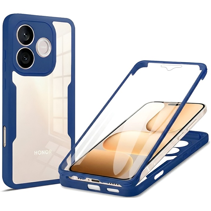 Husa pentru Honor 600 Lite + Folie - Techsuit ColorVerse 360 Series - Blue