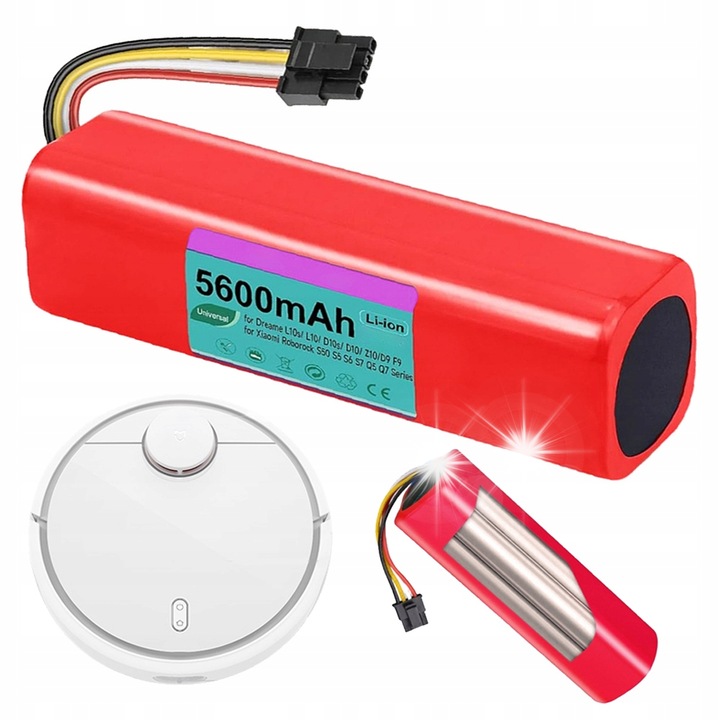 Acumulator litium-ion Bedee 5600mAh pentru aspirator robot Xiaomi Dreame