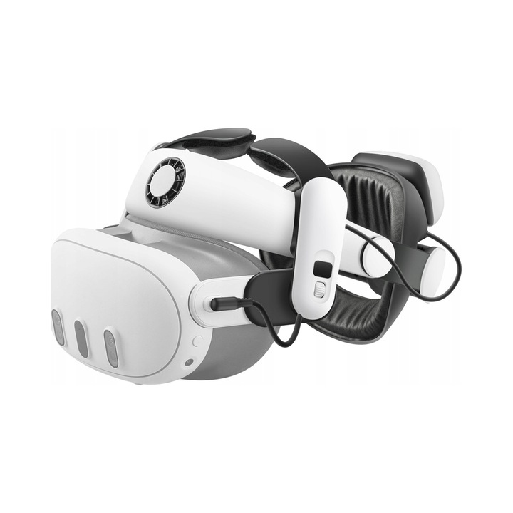 Пакет батерия BoboVR S3 PRO, 10000mAh, вентилиран, черен, Meta Quest 3