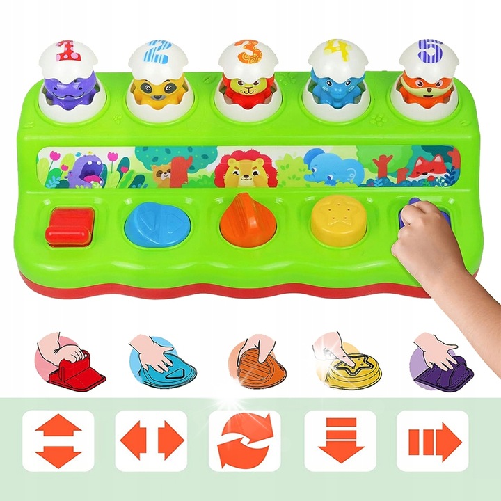 Интерактивна играчка Bedee Montessori за бебета на 1 година