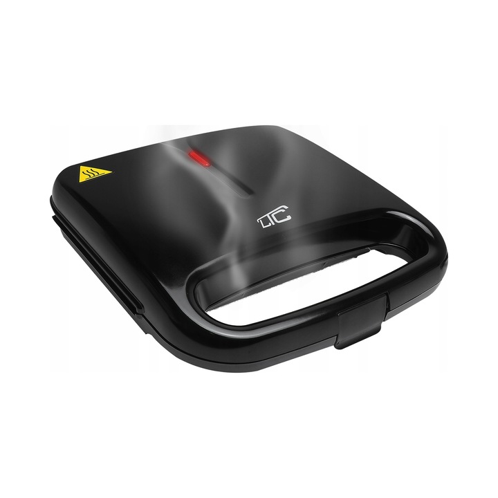 Tostador grill 2 az 1-ben LTC fekete 1000W kompakt