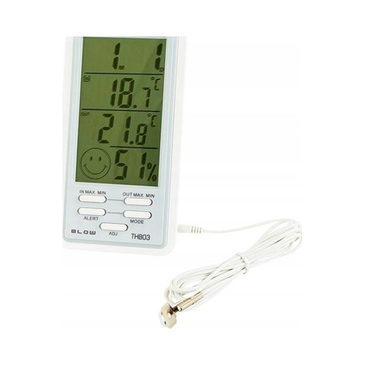 Метеостанция Blow LCD, температура, влажност, 8x14.5x2.5см