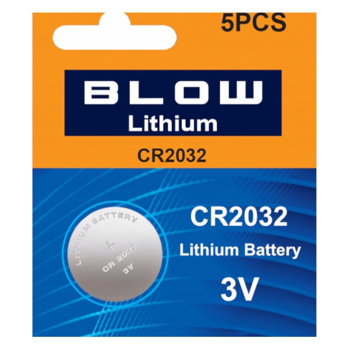 Baterie litium Blow CR2032 3V 220mAh pastila set 5 buc