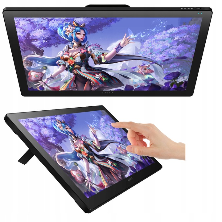 Графичен таблет BOSTO X7, 21.5", 8GB RAM, 256GB, тъчскрийн, черен, 53.2x32.4x3.4см