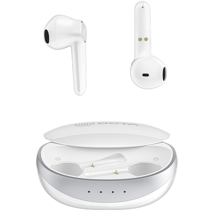 BOYA BY-AP100 vezeték nélküli fülhallgató, Bluetooth 5.1, fekete, 3.7g, 450mAh