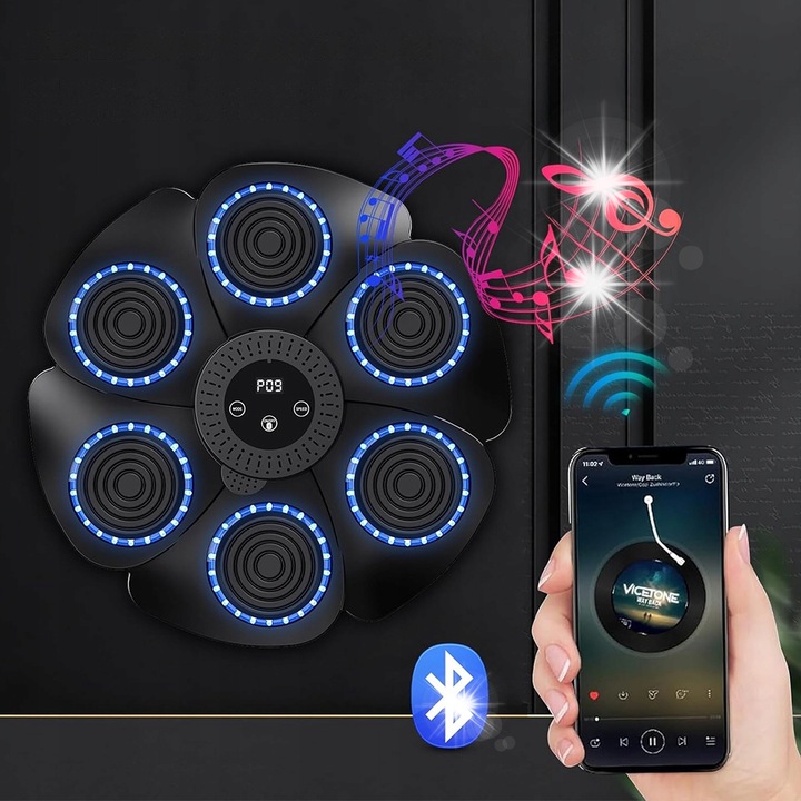 Боксови чували за бойни спортове Bluetooth Music LED Mistrz Boksy с ръкавица