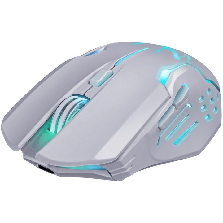 Mouse wireless Defender Katana GM-511, optic, 3200 dpi, alb, 5 butoane, 10m raza