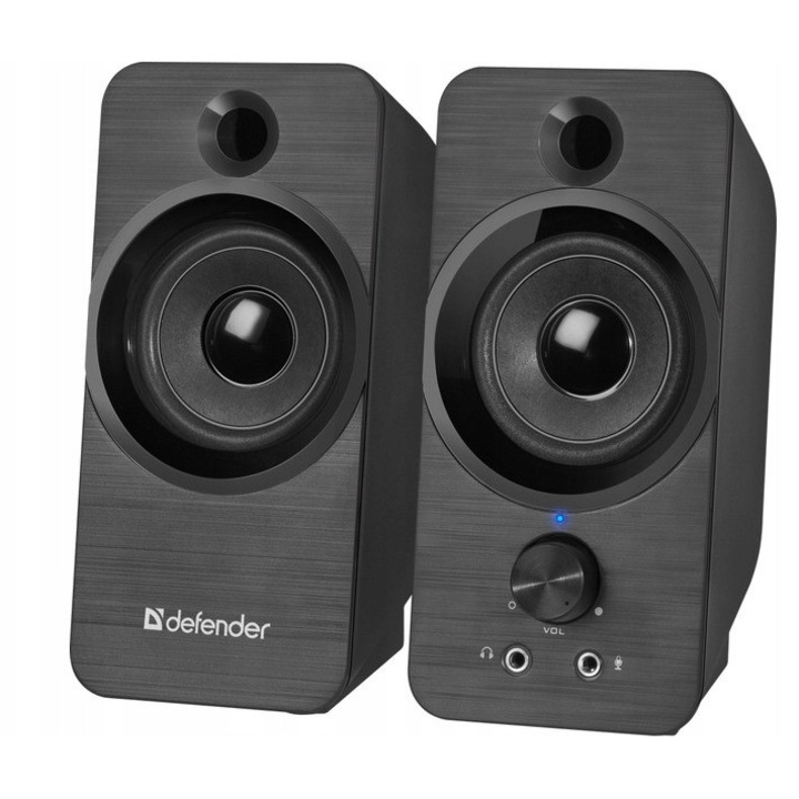 Компютърни тонколони Defender SPK-190 2.0 8W черни USB